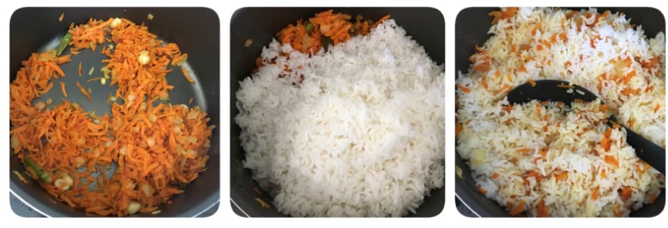 carrot rice carrot rice