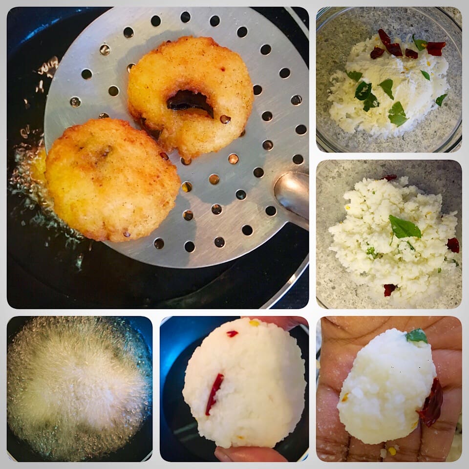 leftover rice vada rice vada