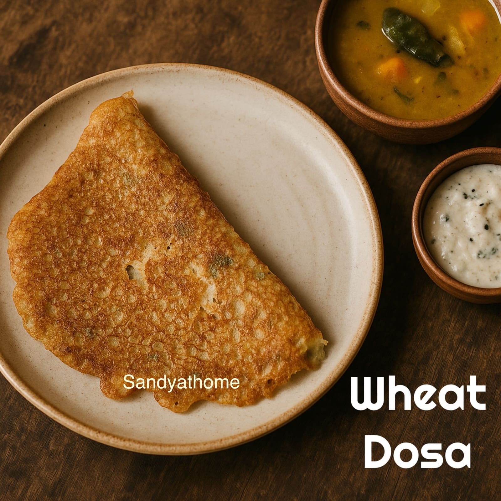 Wheat dosa recipe, How to make Godhuma dosa