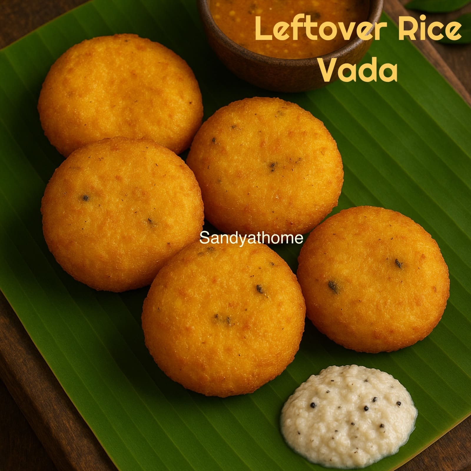 Rice vada recipe, How to make Leftover Rice Vada
