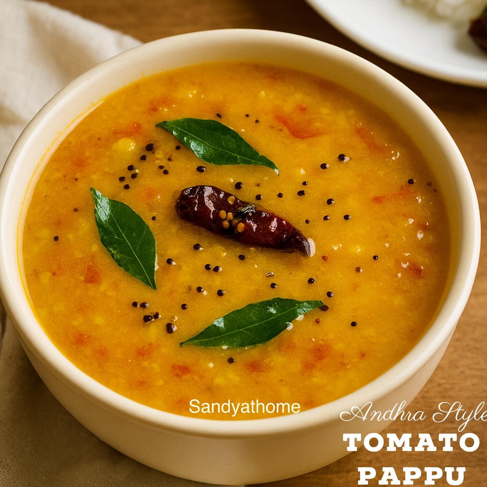 Tomato pappu recipe, How to make Andhra style Tomato dal