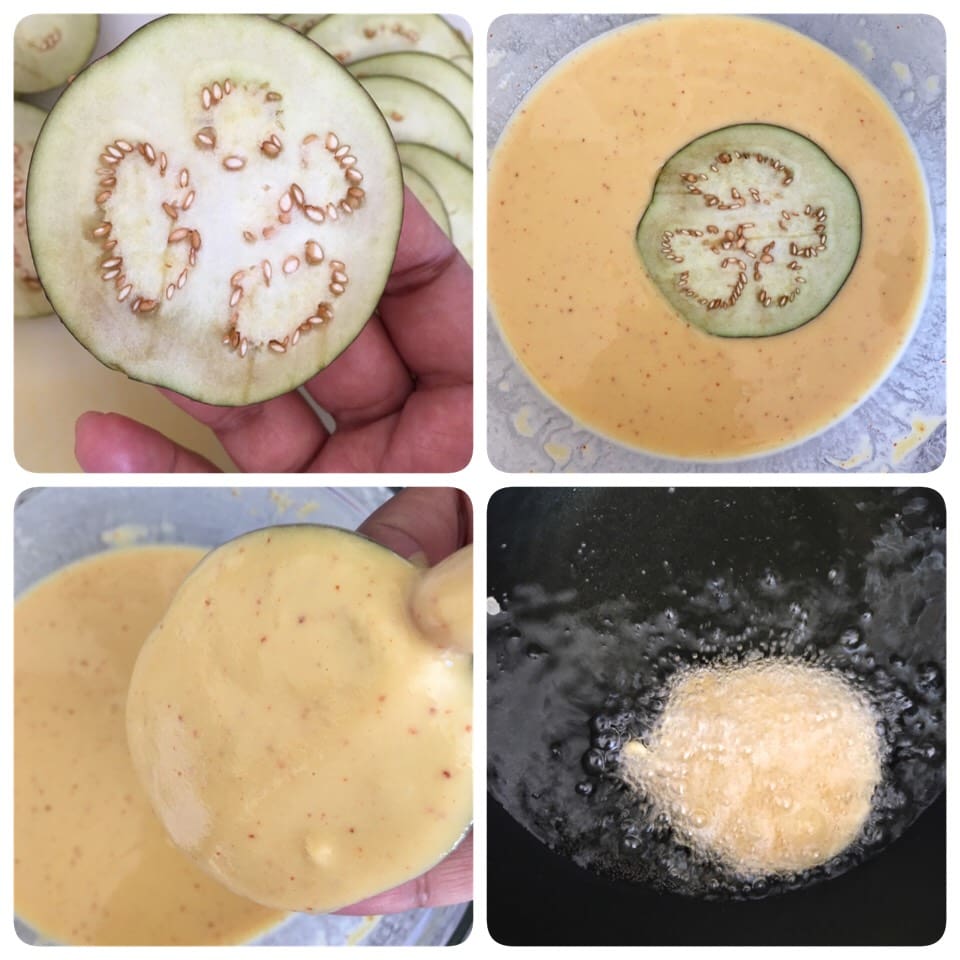 Eggplant bajji Eggplant bajji