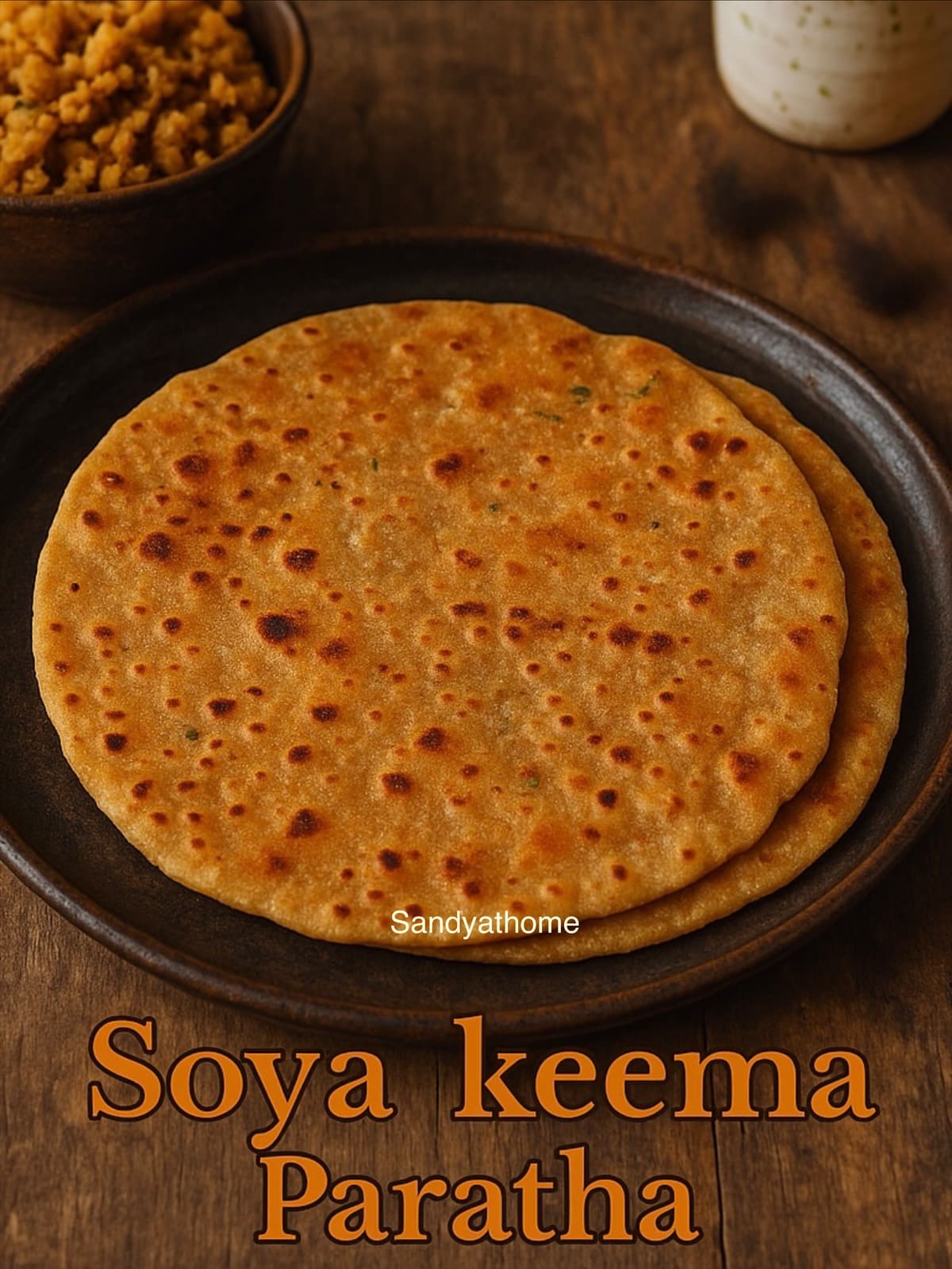 Soya keema paratha, How to make veg keema paratha