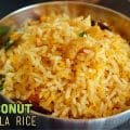 Coconut masala rice