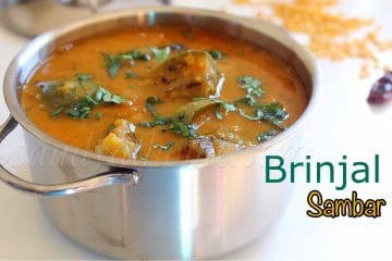 brinjal sambar