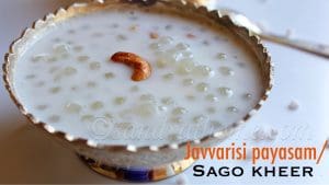 javvarisi payasam