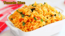 Tomato rice recipe, Thakkali sadam (with video)