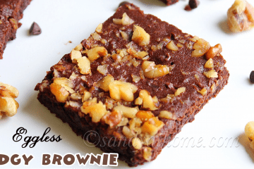 eggless fudgy brownie