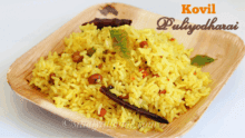 Kovil Puliyodharai recipe, Puliyodarai, Pulihora recipe