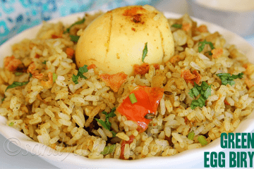 green egg biryani