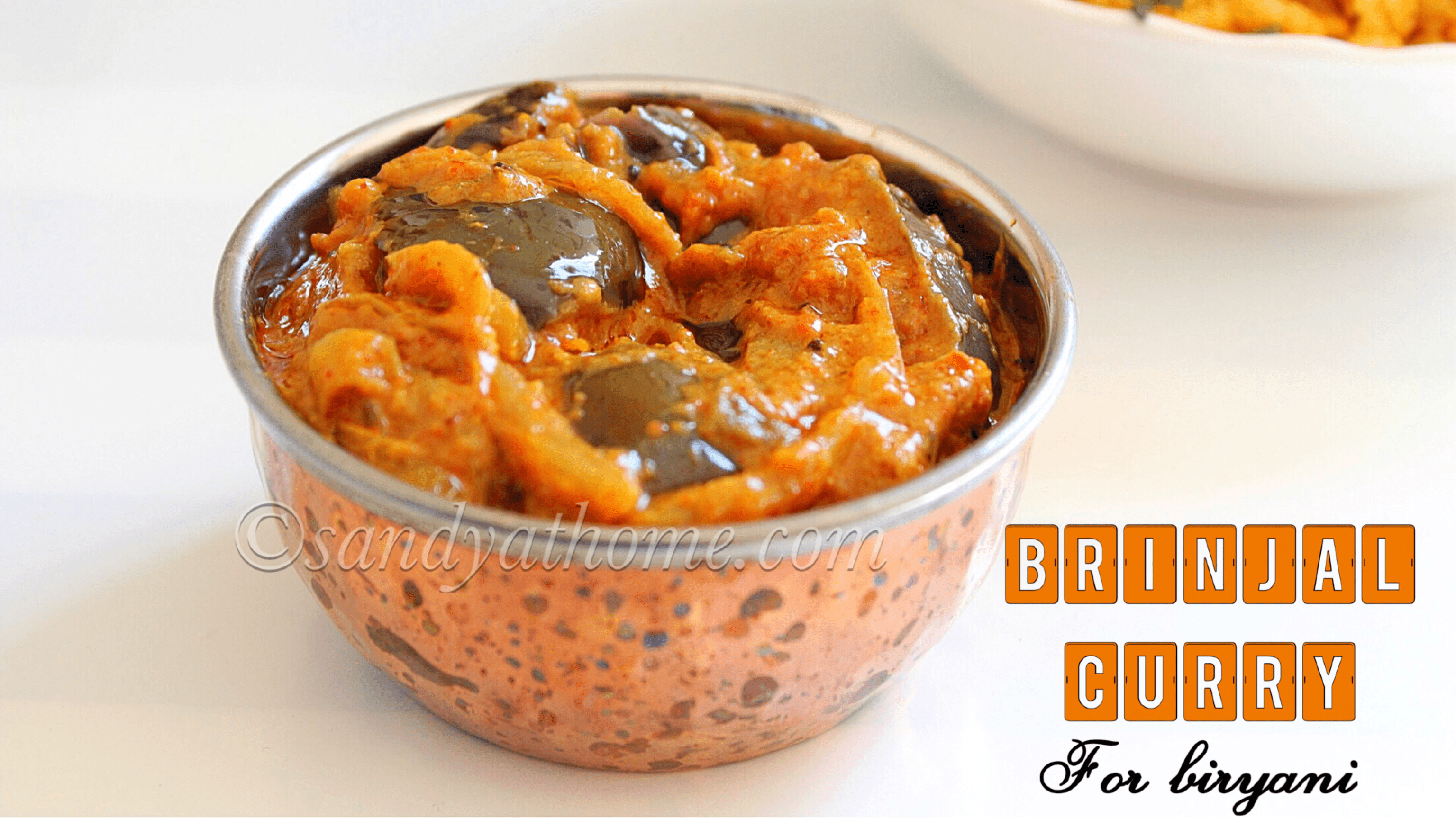brinjal curry for biryani