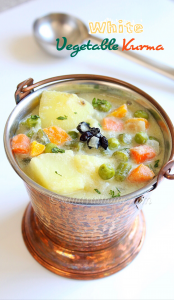 white vegetable kurma