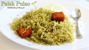 palak pulao