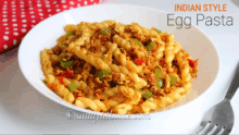 Egg pasta recipe, Indian style egg pasta