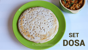 sponge dosa, dosa