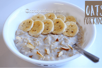 oats porridge recipe, porridge