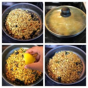 Cook the oats in medium flame