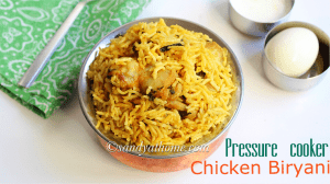 pressure cooker chicken biryani, biryani