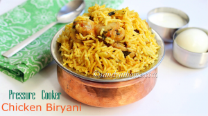 Chicken biryani recipe, Pressure cooker chicken biryani