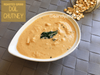 Roasted chana dal chutney, Pottukadalai chutney