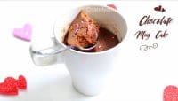 Eggless chocolate mug cake, 2 minute mug cake