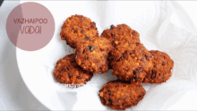 Vazhaipoo vadai recipe, Banana flower vada