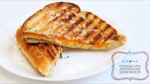 mayonnaise and cheese sandwich