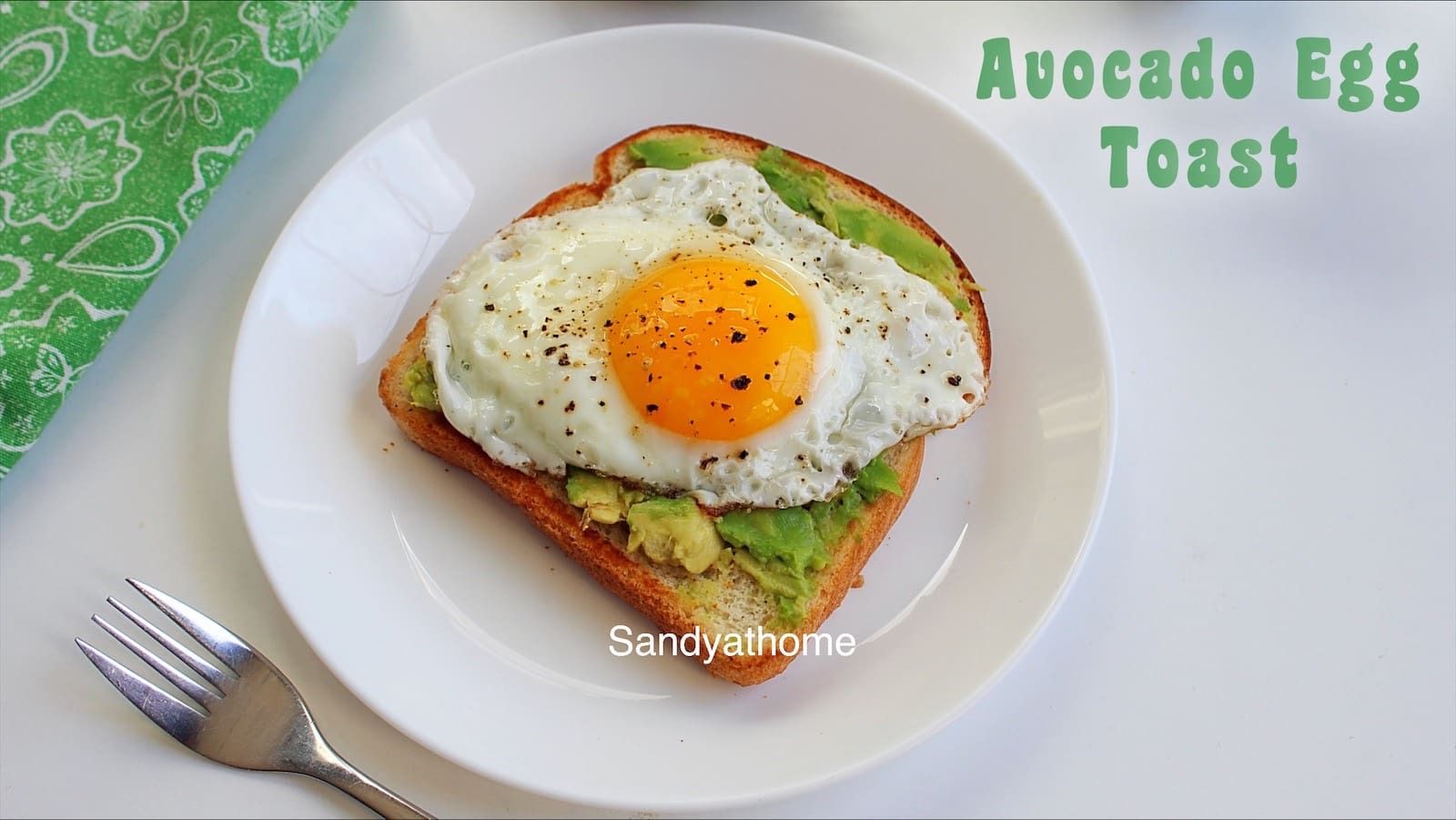 avocado egg toast recipe