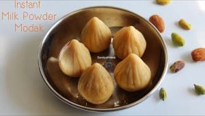 instant milk powder modak