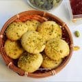 eggless saffron pistachio cookies