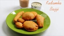 Kadamba bajji recipe, Mixed vegetable bajji