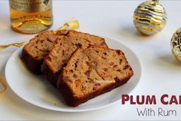 plum cake with rum
