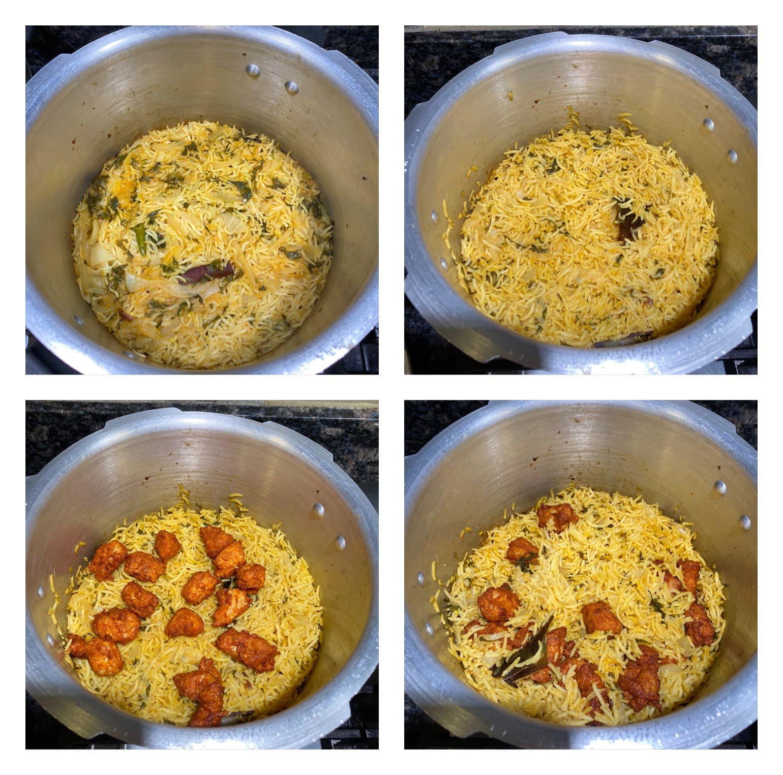 air fryer chicken 65 biryani