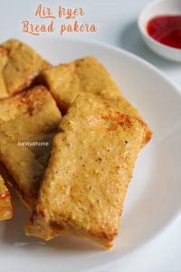 air fryer bread pakora