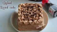 Instant chocolate bread cake, No bake chocolate cake