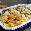 baked vegetable dum biryani