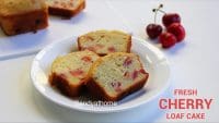 Fresh cherry loaf cake recipe, Cherry cake