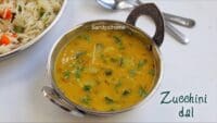 Zucchini dal recipe, Zucchini pappu