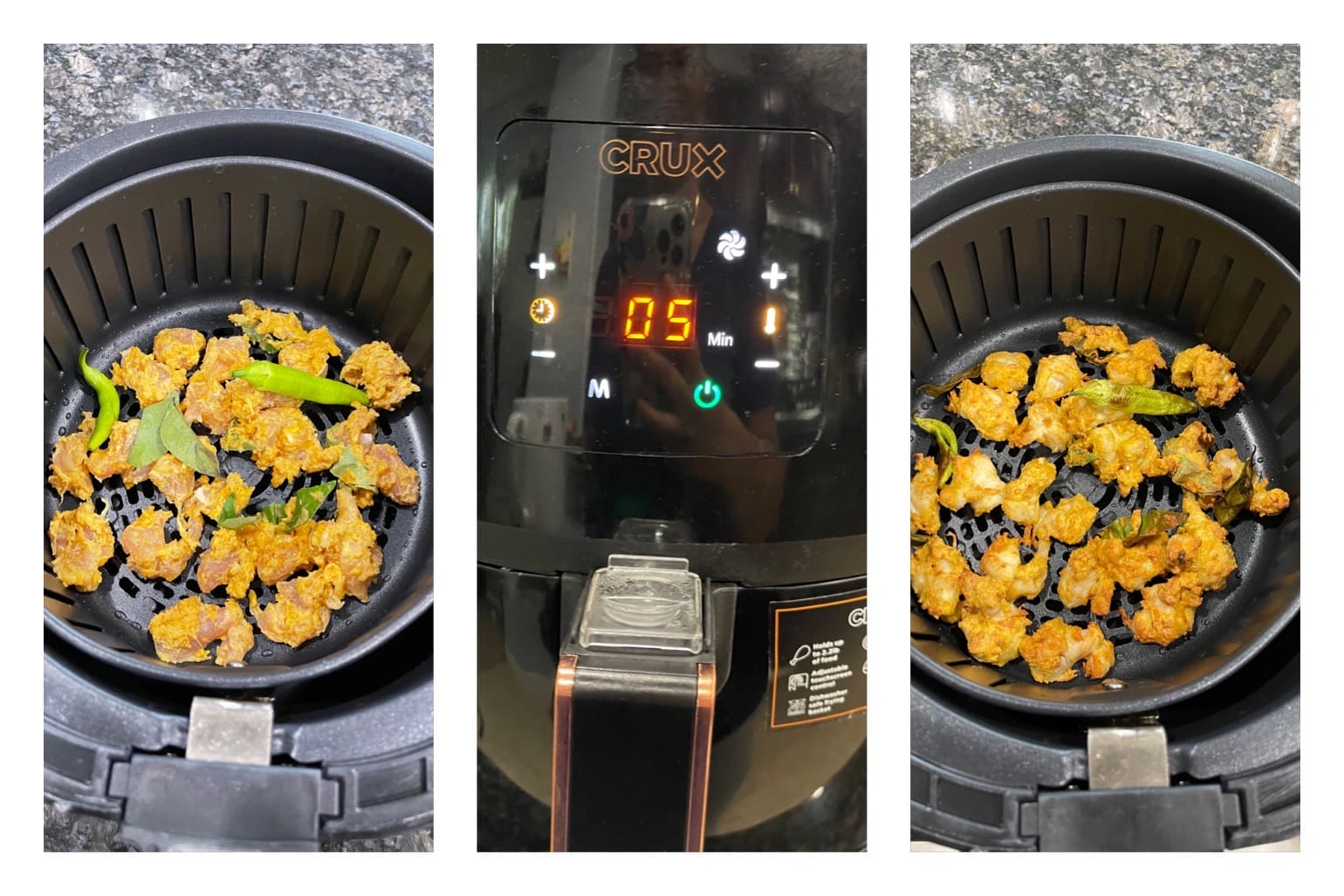 air fryer chicken pakora