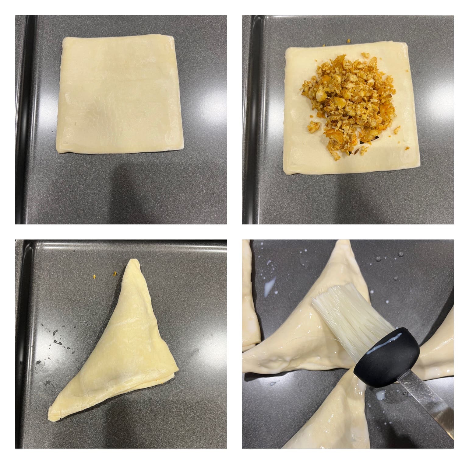 indian chicken puffs