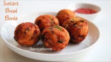 Instant bread bonda recipe, Bread bonda
