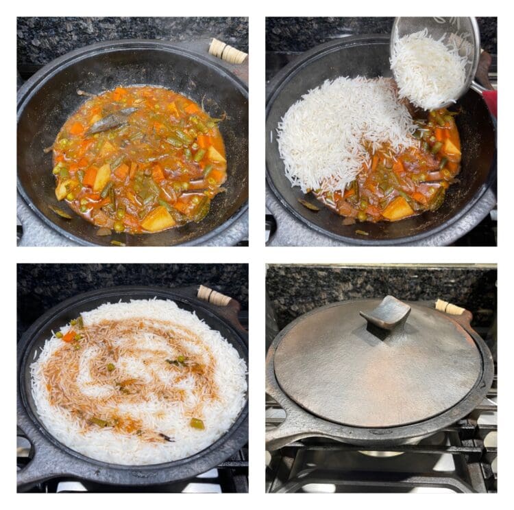 ulava charu vegetable biryani