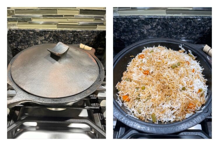 ulava charu vegetable biryani