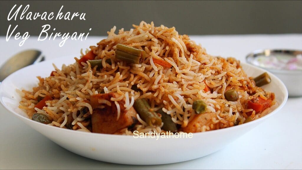 ulava charu vegetable biryani