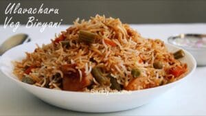 ulava charu vegetable biryani, ulavacharu veg biryani