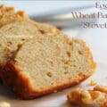 eggless banana bread, stovetop eggless banana bread, banana bread