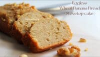 Stovetop banana bread, Eggless banana bread