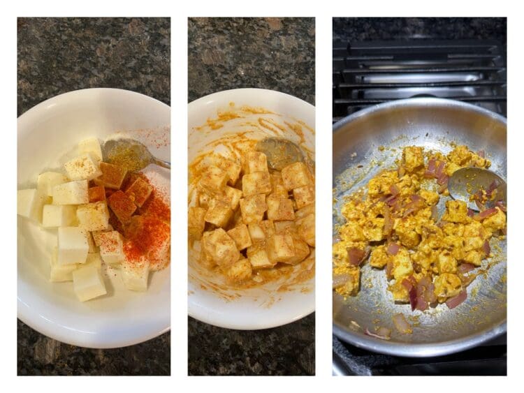 IMG_6115 Paneer cubes marinated with curd and spices,