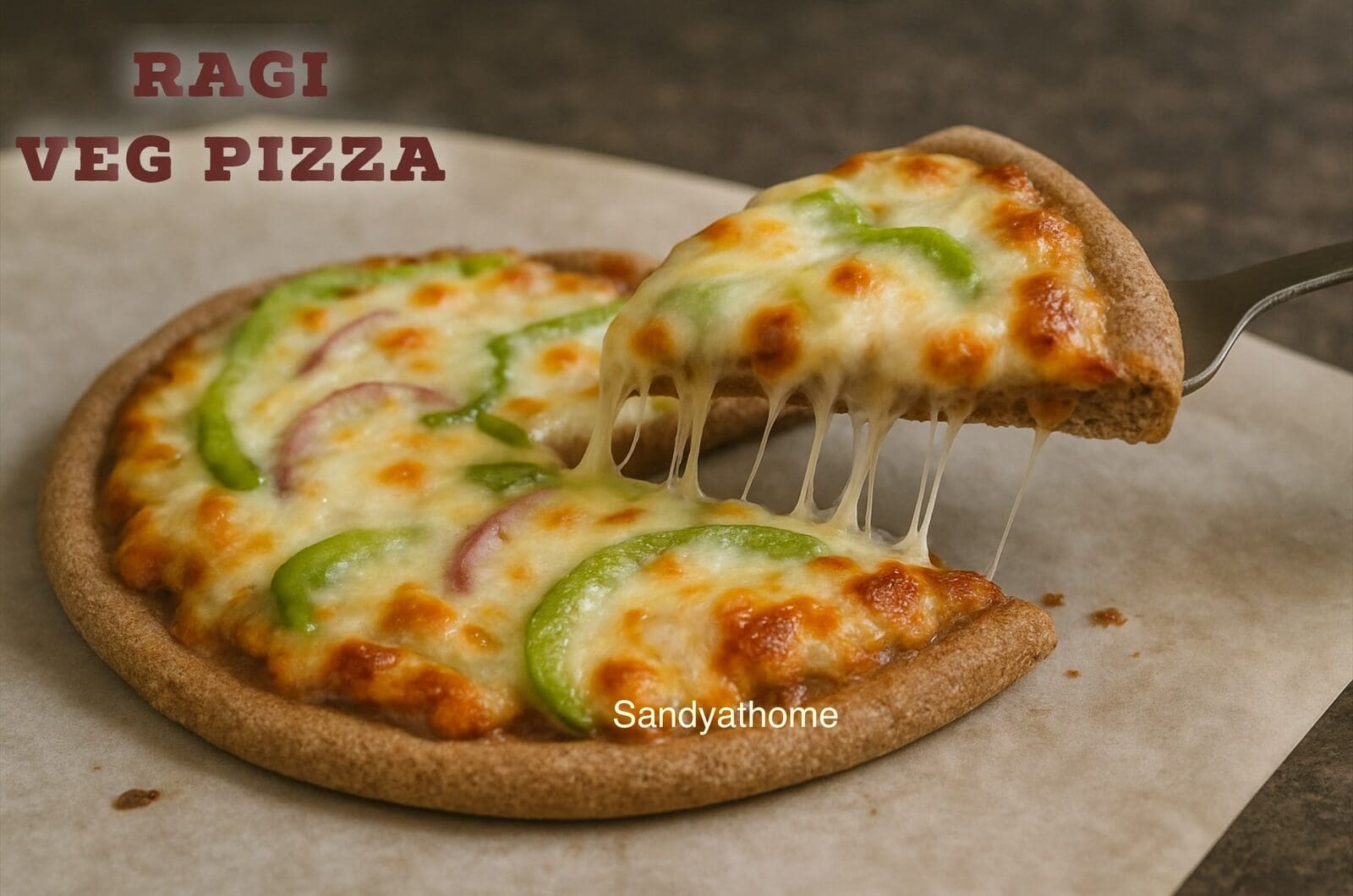 Make the best Ragi pizza |  Crispy, Healthy and Delicious
