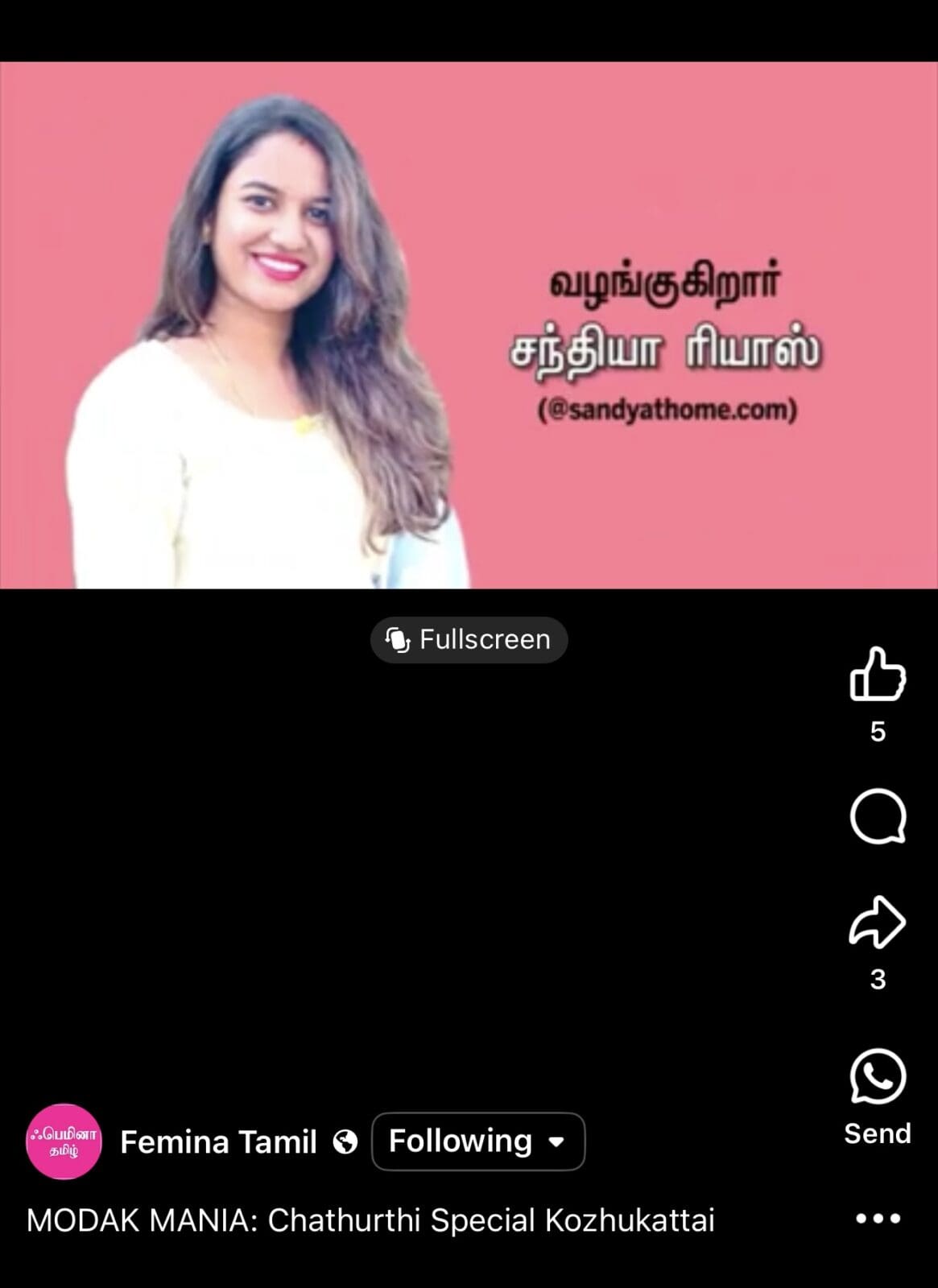 sandhya-femina-tamil-modak-1165x1600 sandyathome sandhya recipes featured in Femina Tamil